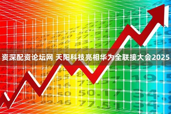 资深配资论坛网 天阳科技亮相华为全联接大会2025
